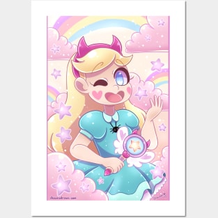 Princess Star Butterfly Posters and Art